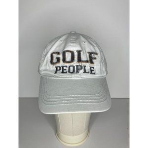 Golf People White Adjustable Hat